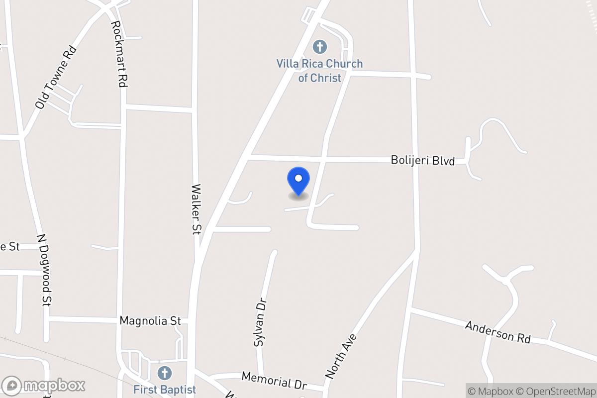 Map of 43 Cross Creek Ct