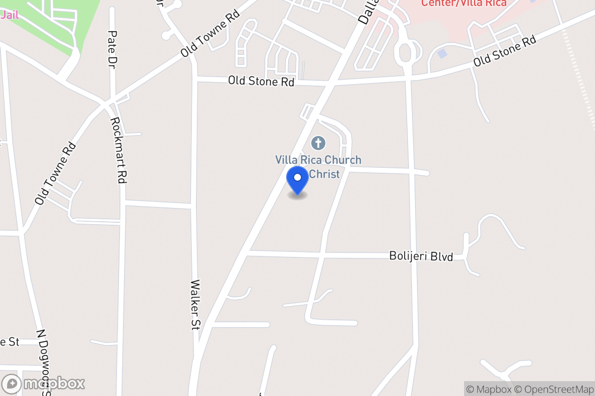 Map of 419 Dallas Hwy
