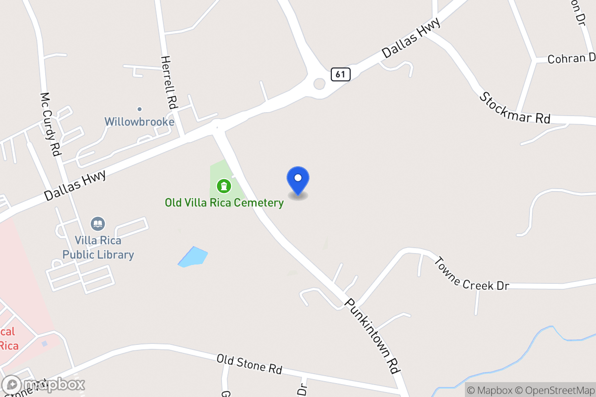 Map of Punkintown Rd