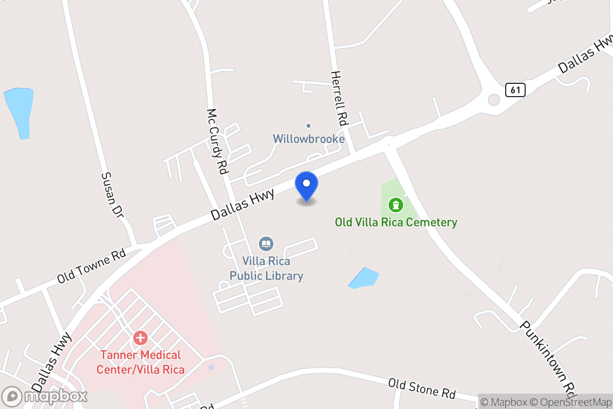 Map of 895 Dallas Hwy