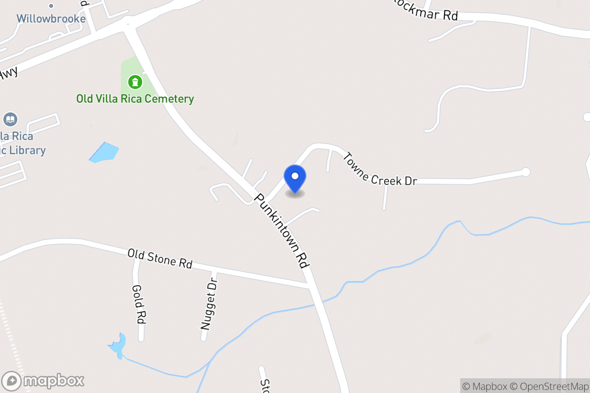 Map of 645 Punkintown Rd