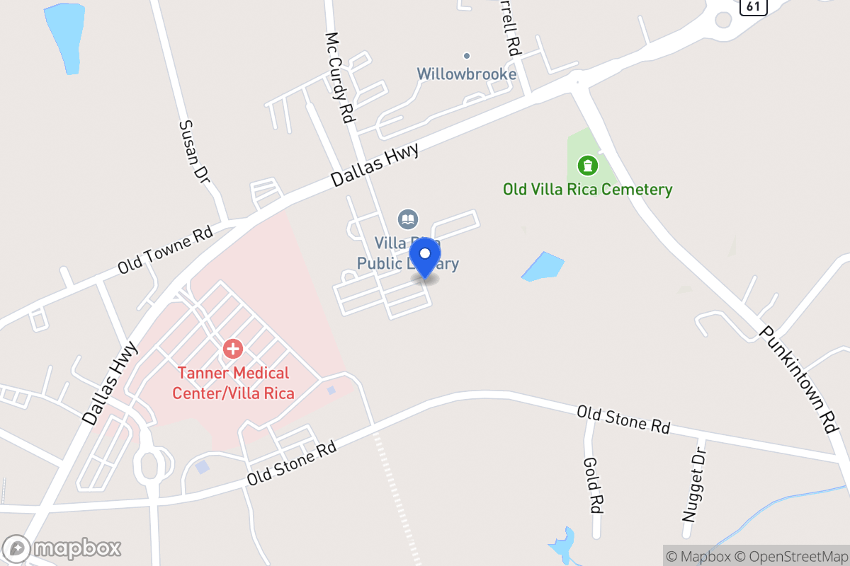Map of 843 Dallas Hwy