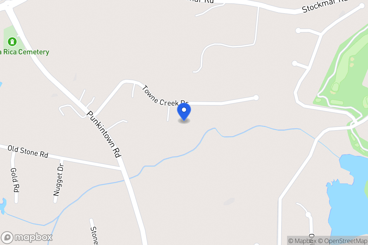 Map of 121 Towne Creek Dr
