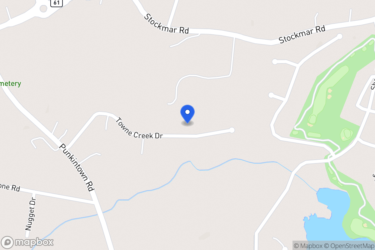 Map of 150 Towne Creek Dr