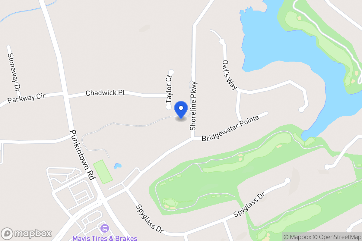 Map of 2461 Shoreline Pkwy