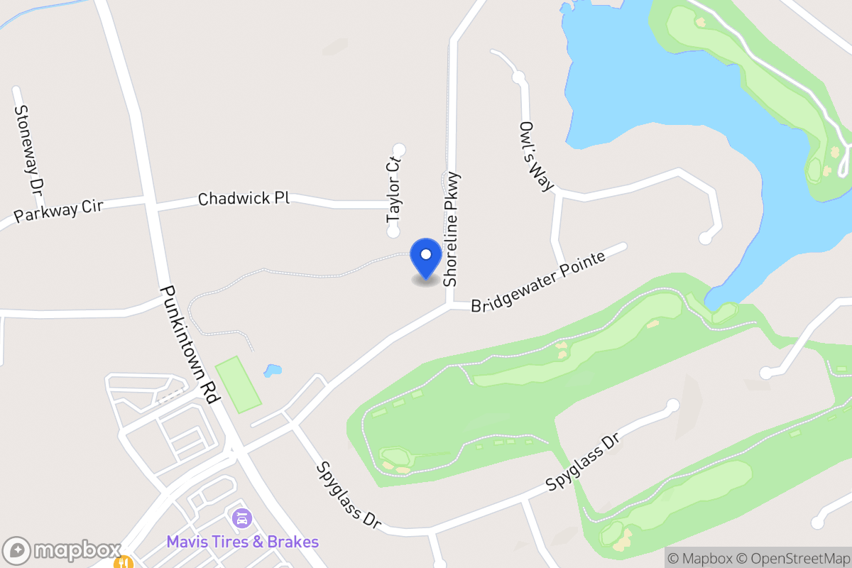 Map of 2471 Shoreline Pkwy