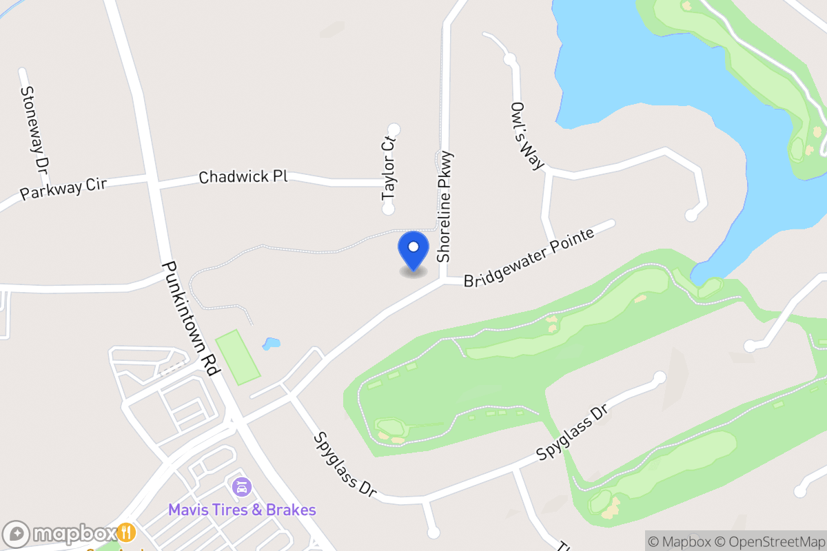 Map of 2481 Shoreline Pkwy