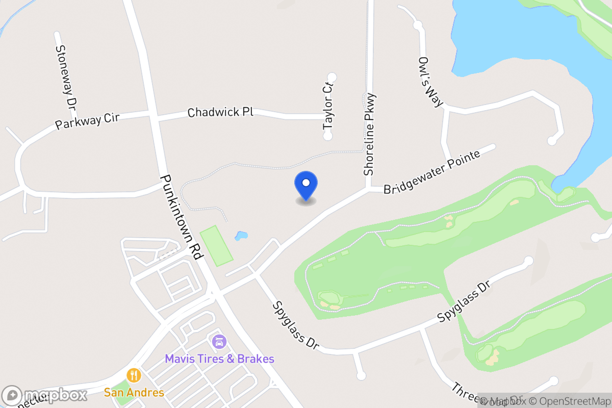 Map of 2511 Shoreline Pkwy