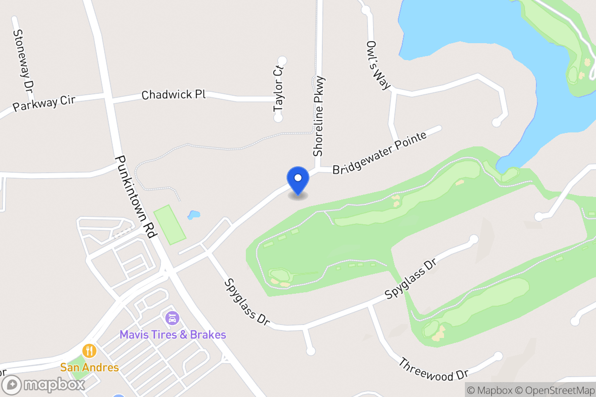 Map of 2490 Shoreline Pkwy