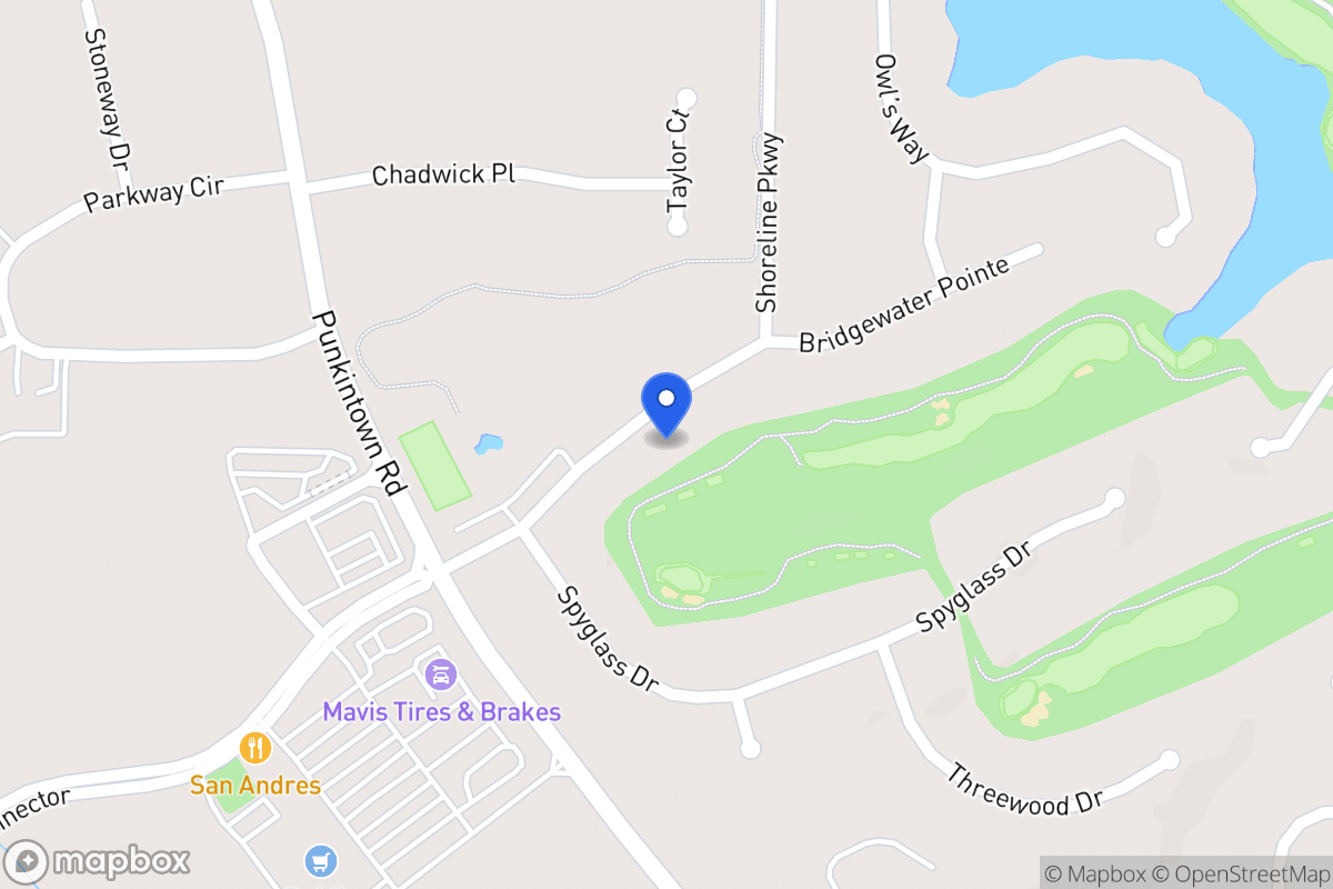 Map of 2510 Shoreline Pkwy