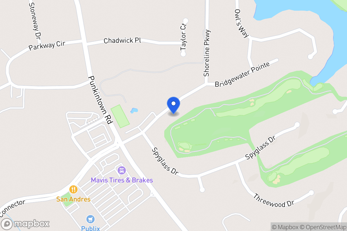 Map of 2520 Shoreline Pkwy