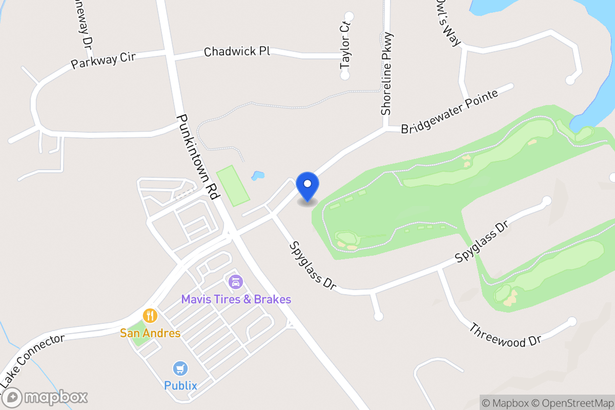 Map of 2550 Shoreline Pkwy