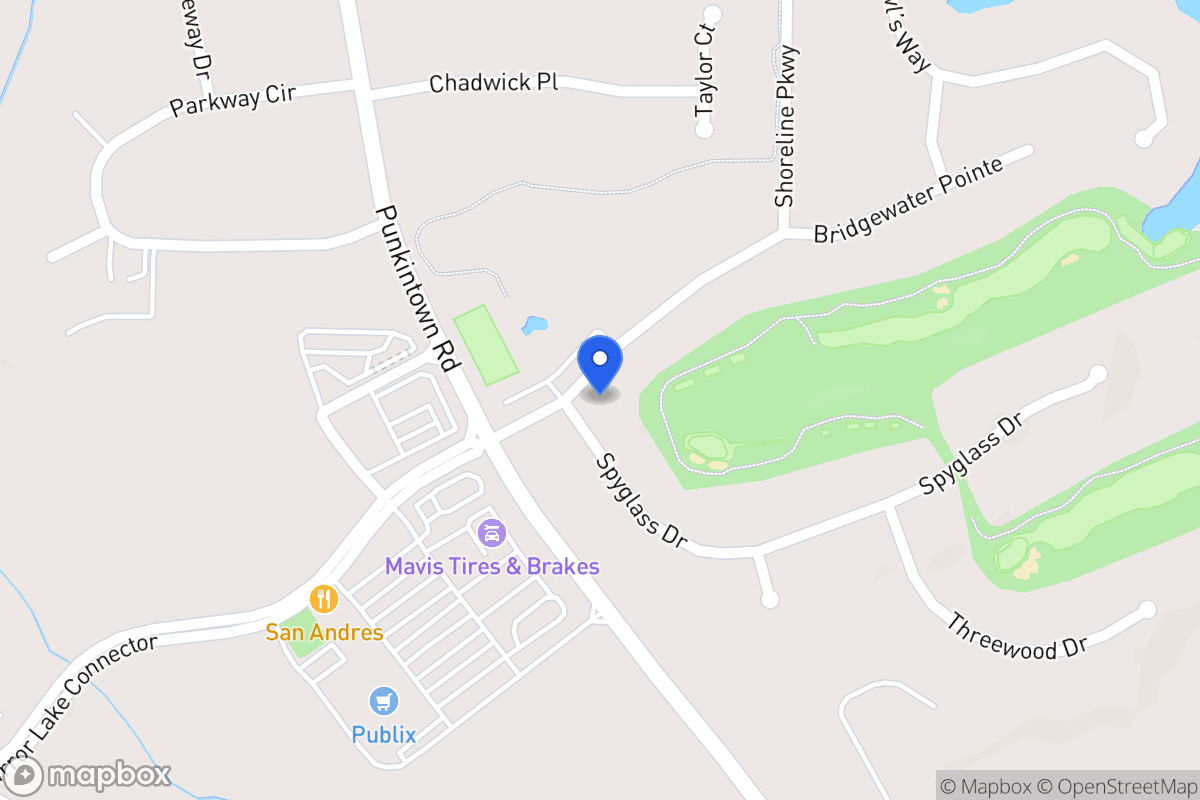 Map of 9860 Spyglass Dr