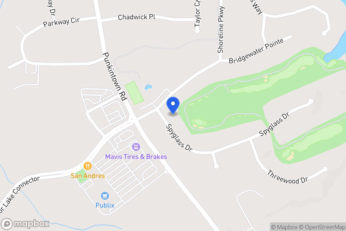 Map of 9852 Spyglass Dr