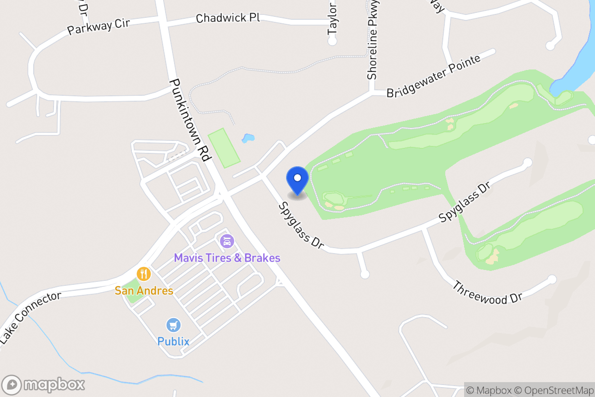 Map of 9844 Spyglass Dr