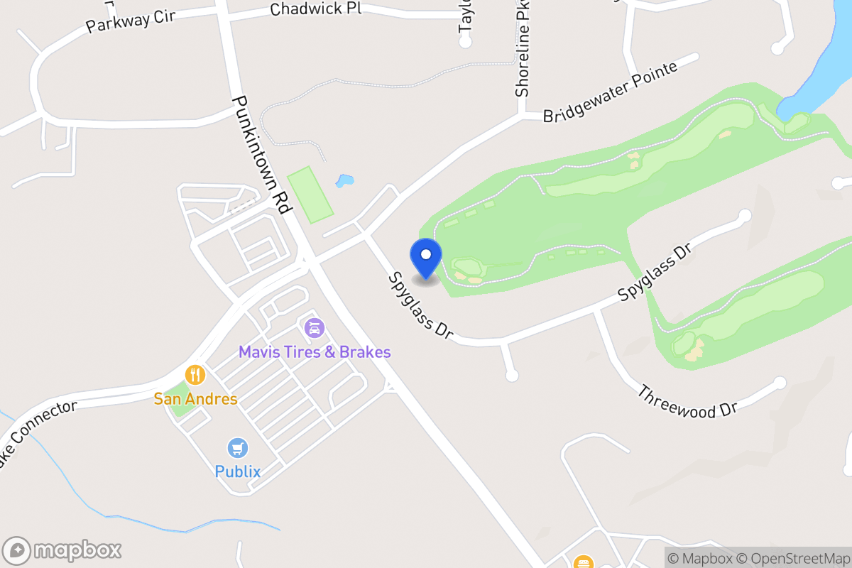 Map of 9836 Spyglass Dr