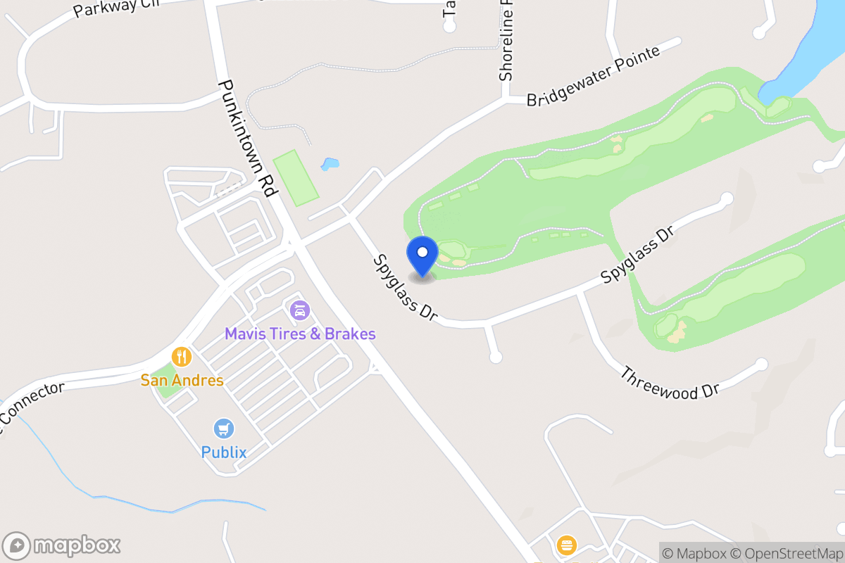 Map of 9828 Spyglass Dr