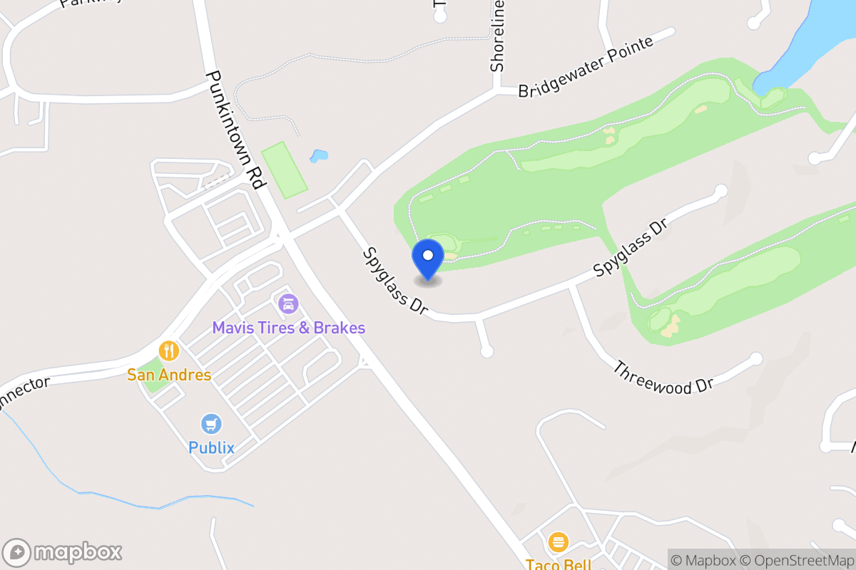 Map of 9816 Spyglass Dr