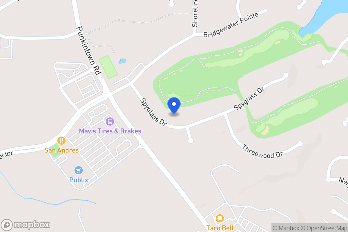 Map of 9800 Spyglass Dr