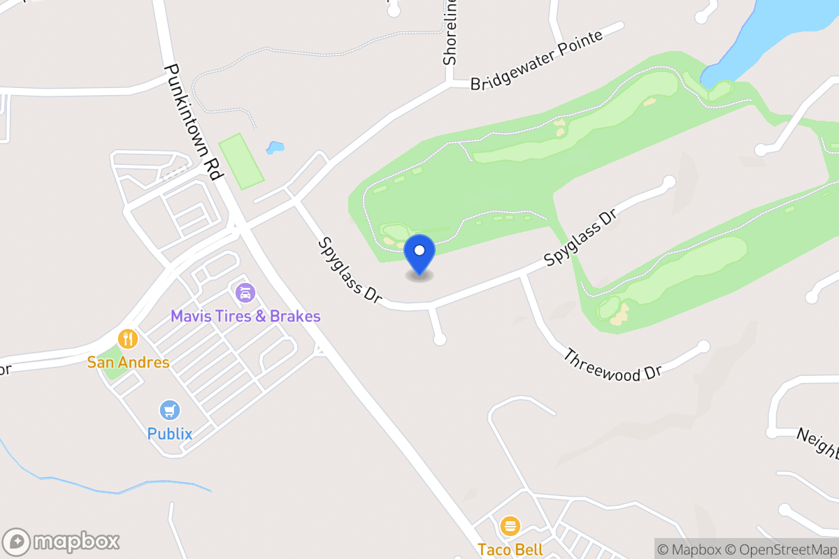 Map of 9792 Spyglass Dr