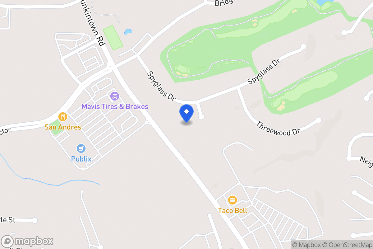 Map of 2529 Gold Hill Ct