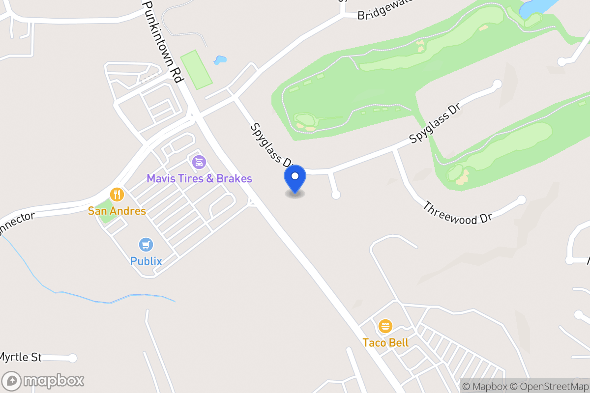Map of 9803 Spyglass Dr