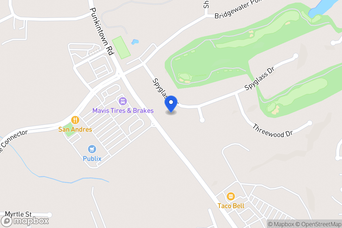 Map of 9811 Spyglass Dr