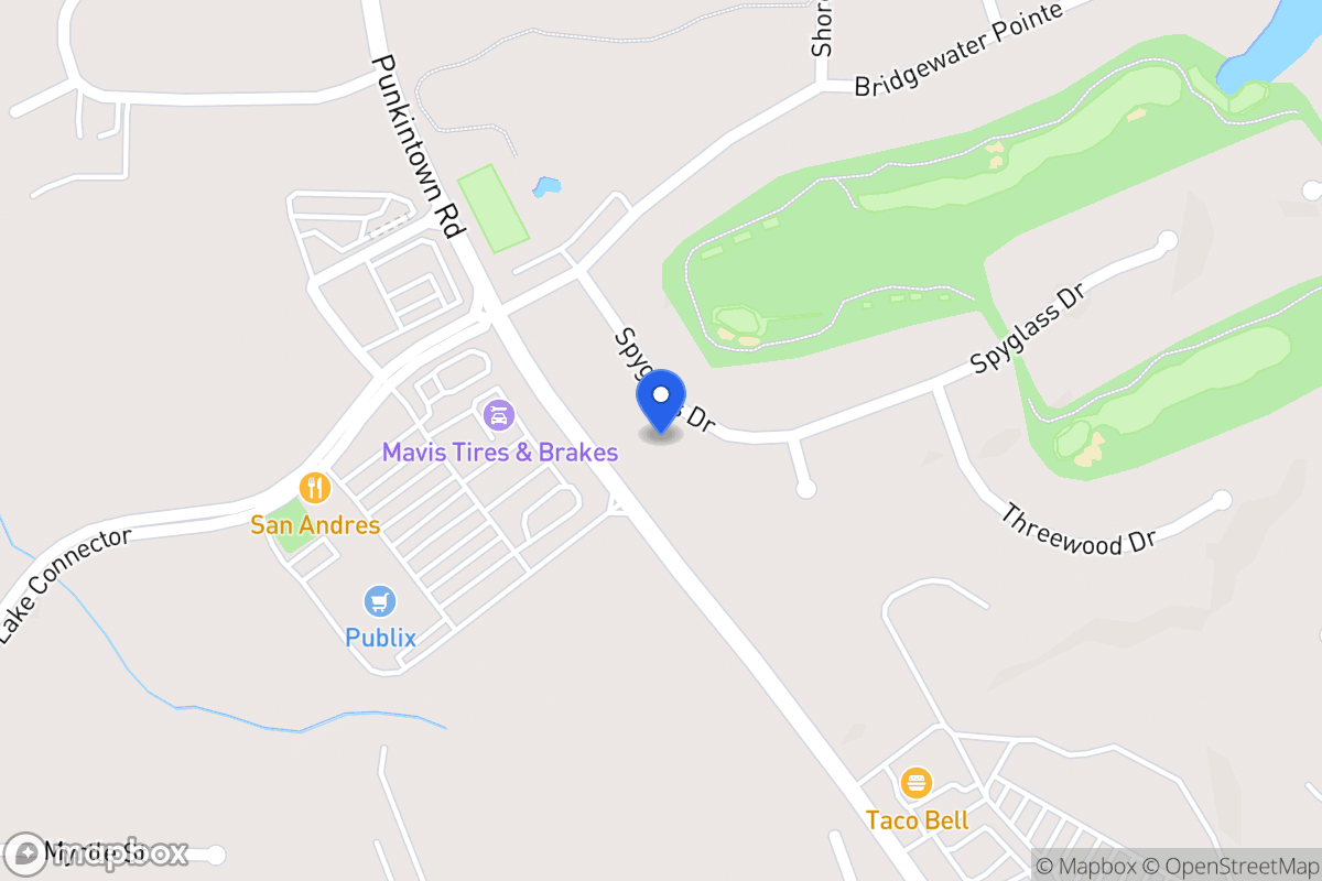 Map of 9819 Spyglass Dr