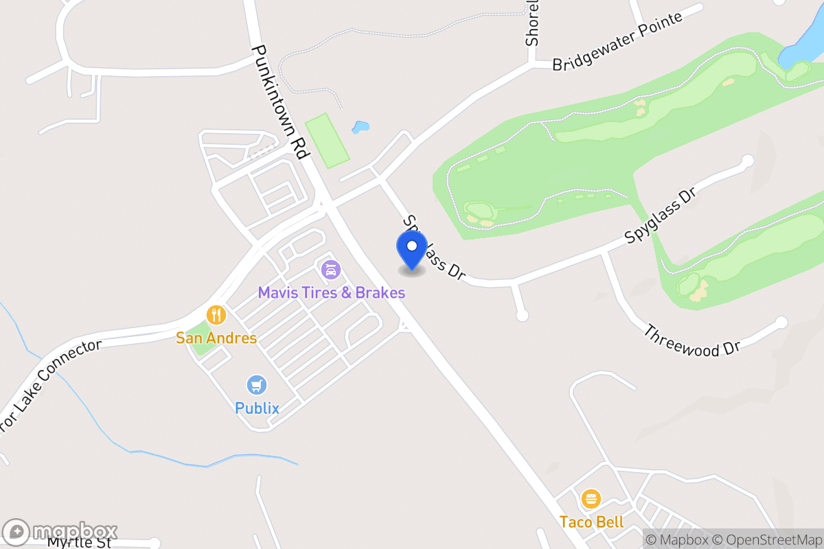 Map of 9827 Spyglass Dr