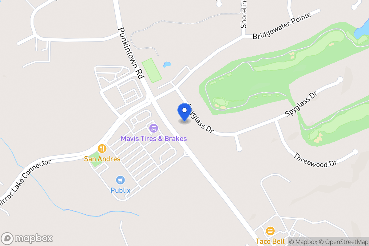 Map of 9835 Spyglass Dr