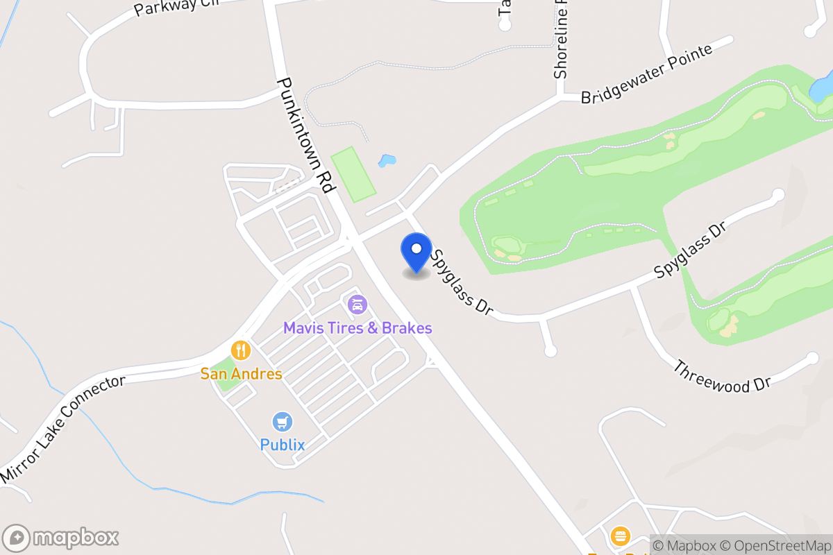 Map of 9843 Spyglass Dr