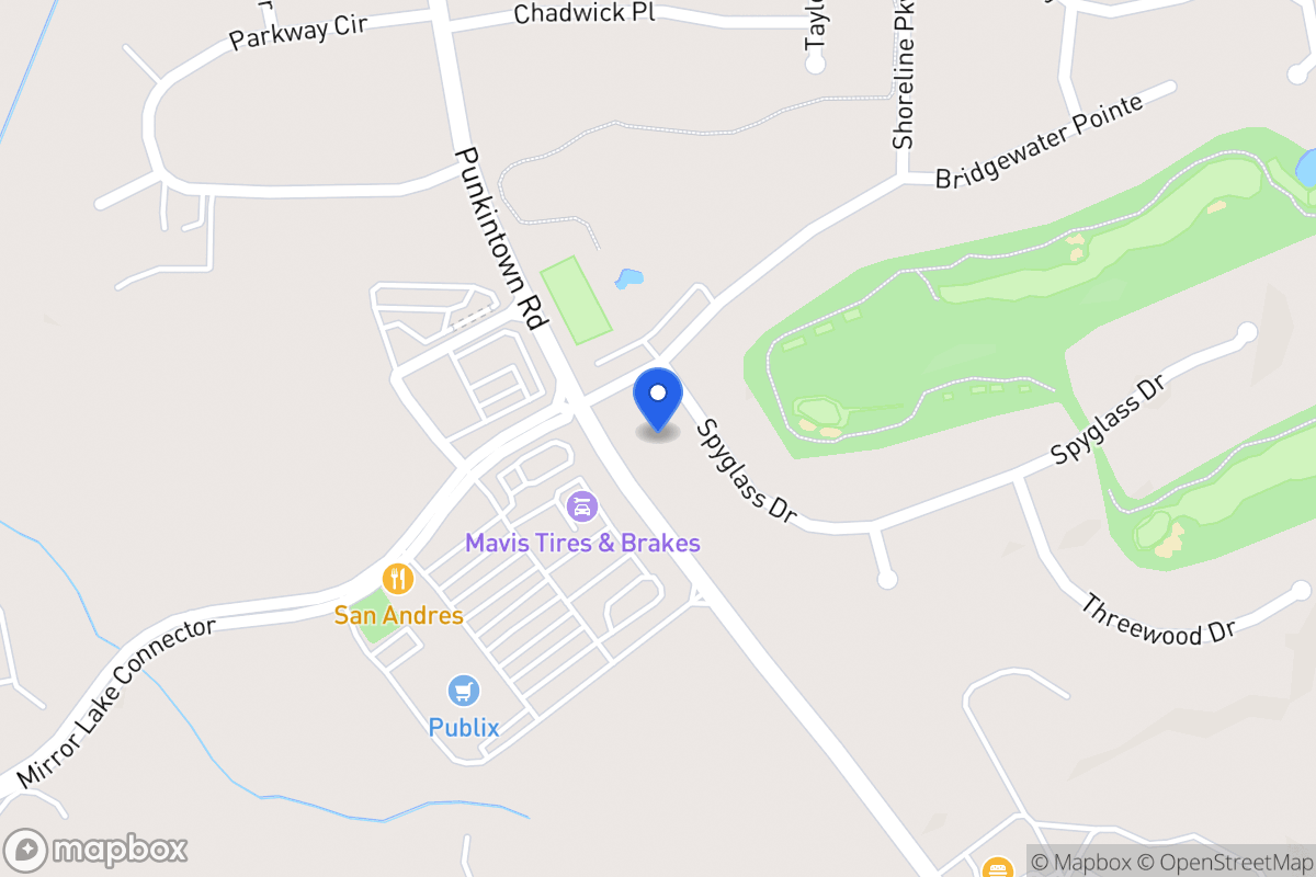 Map of 9851 Spyglass Dr