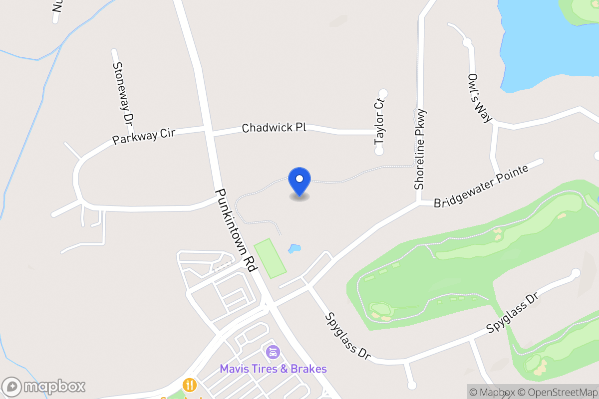 Map of Shoreline Pkwy