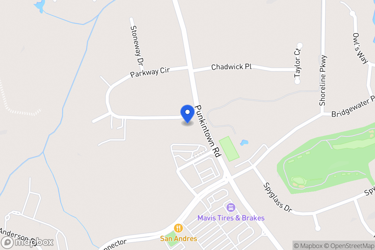 Map of 414 Punkintown Rd
