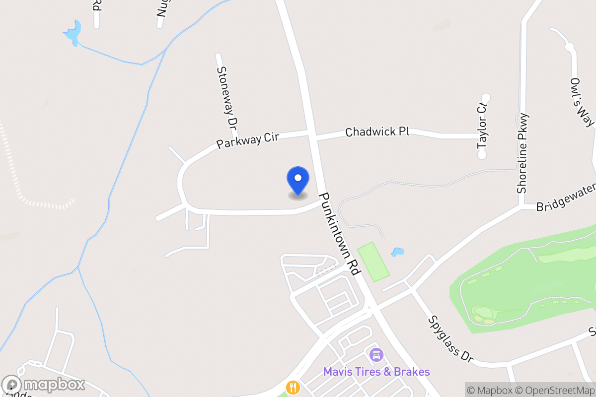 Map of 438 Punkintown Rd