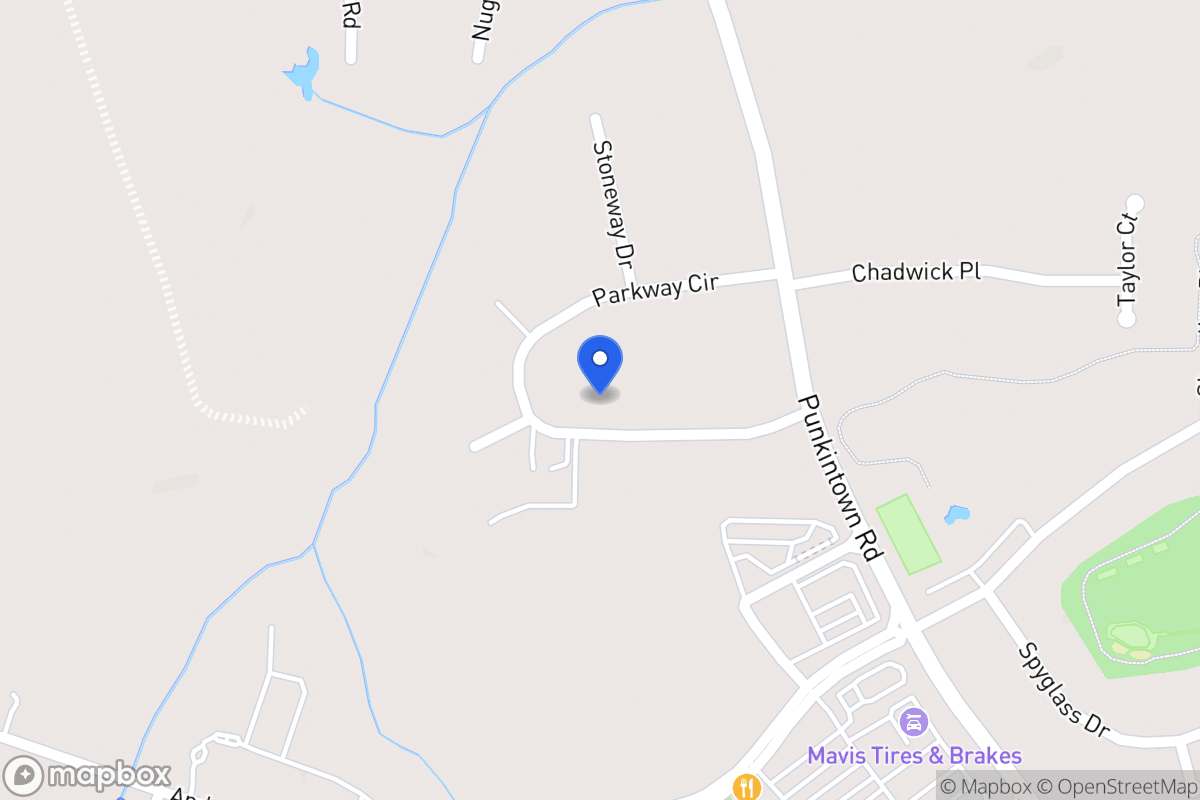 Map of 150 Parkway Cir