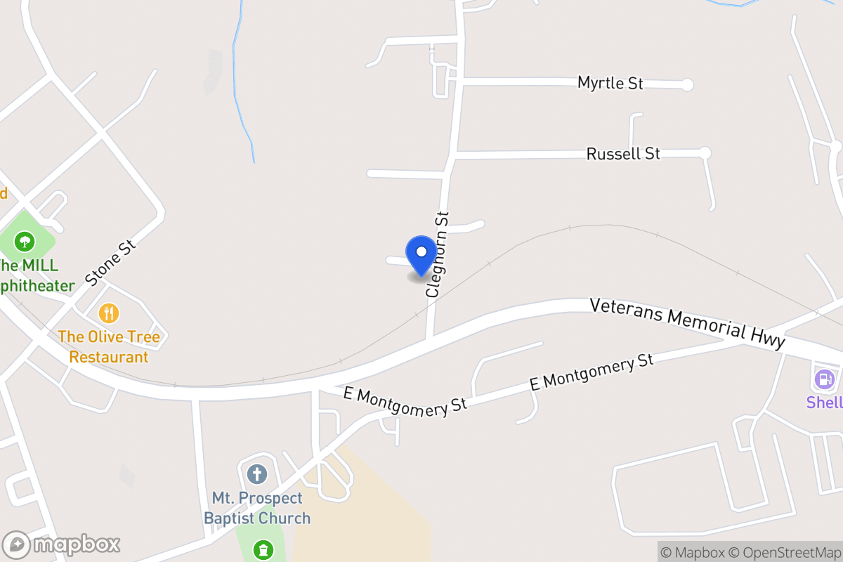 Map of 114 Cleghorn St
