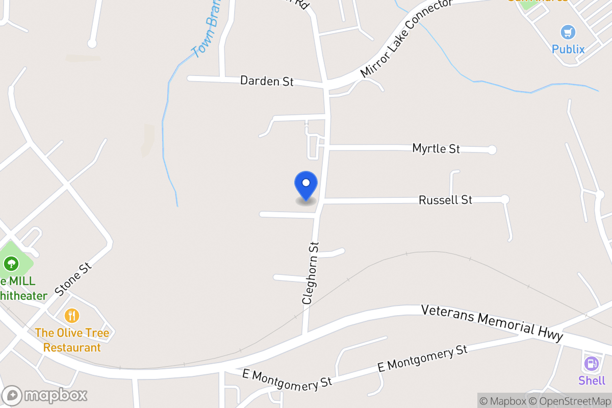 Map of 134 Cleghorn St
