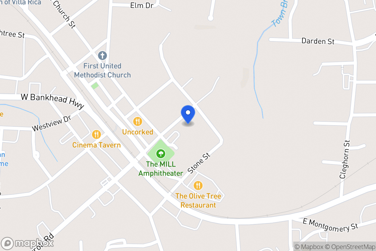Map of 213 N Carroll Rd