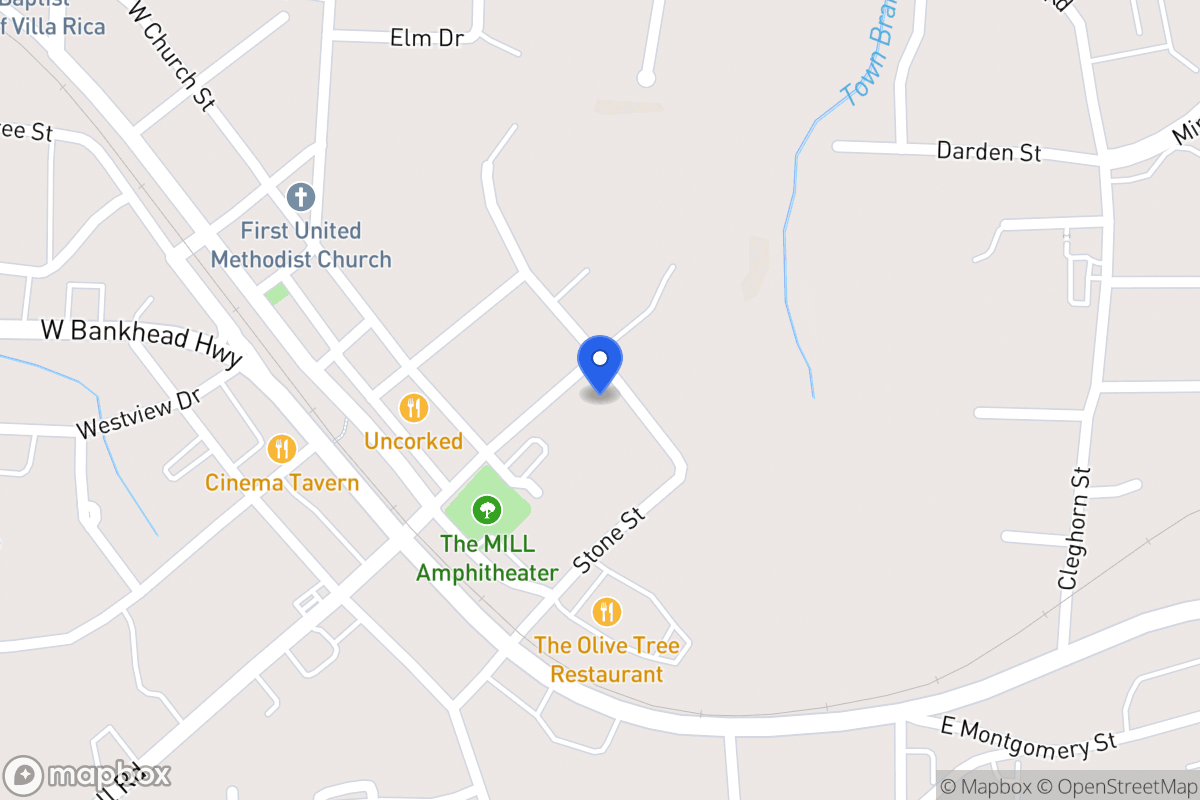 Map of 217 N Carroll Rd