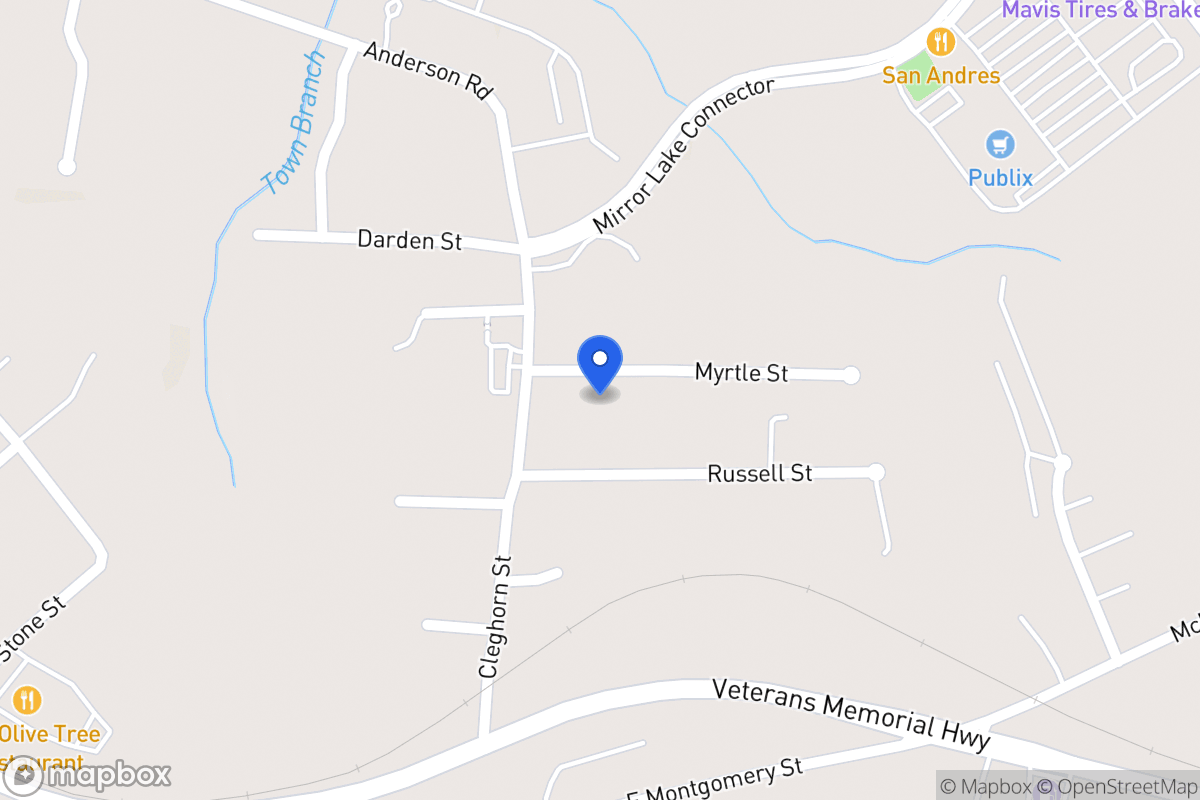 Map of 509 Myrtle St