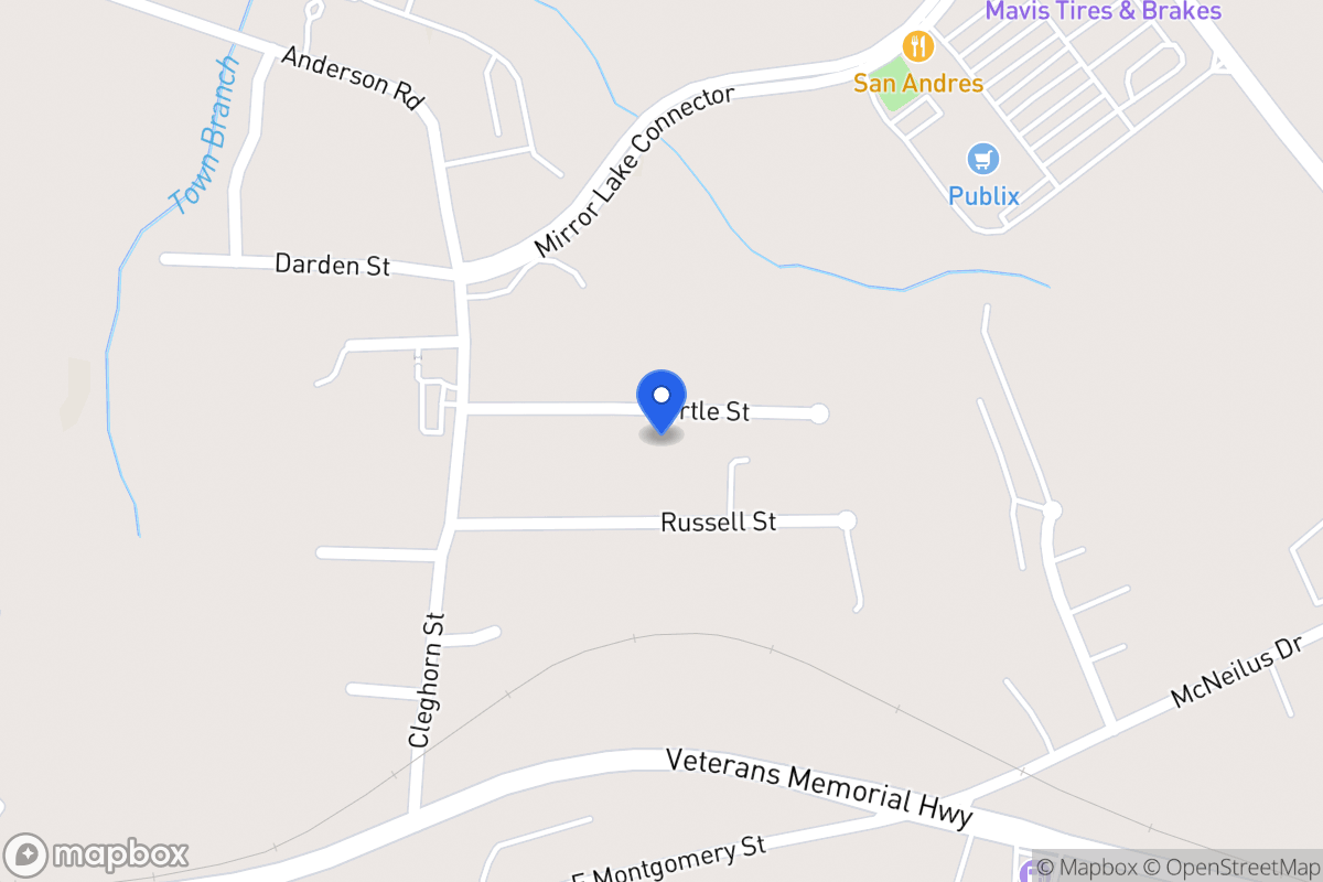 Map of 523 Myrtle St