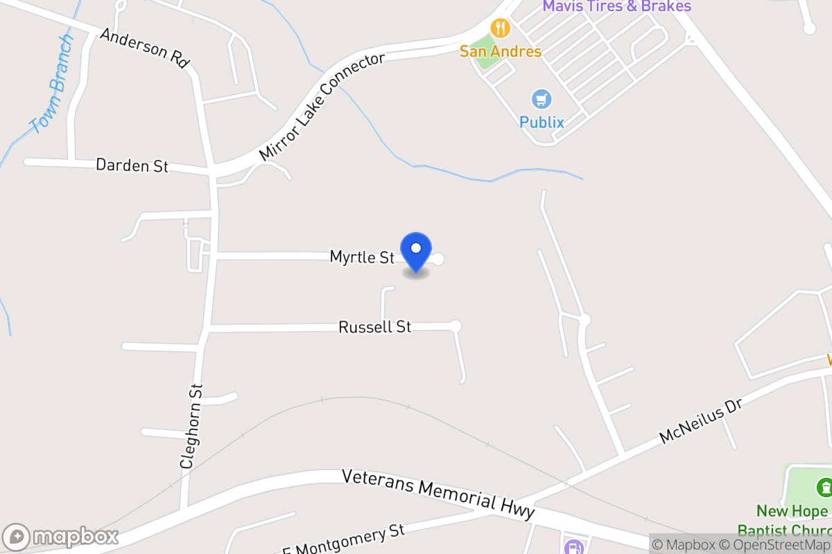 Map of 537 Myrtle St
