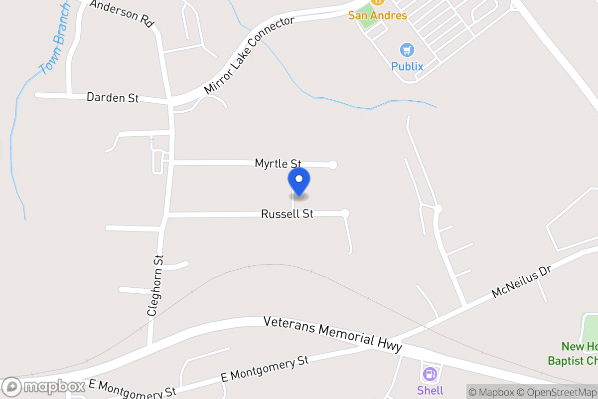 Map of 540 Russell St