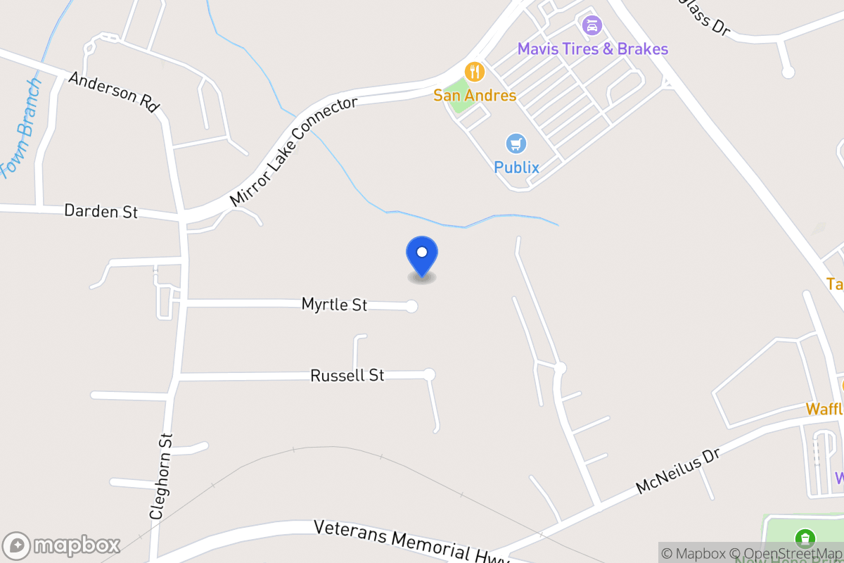 Map of 554 Myrtle St