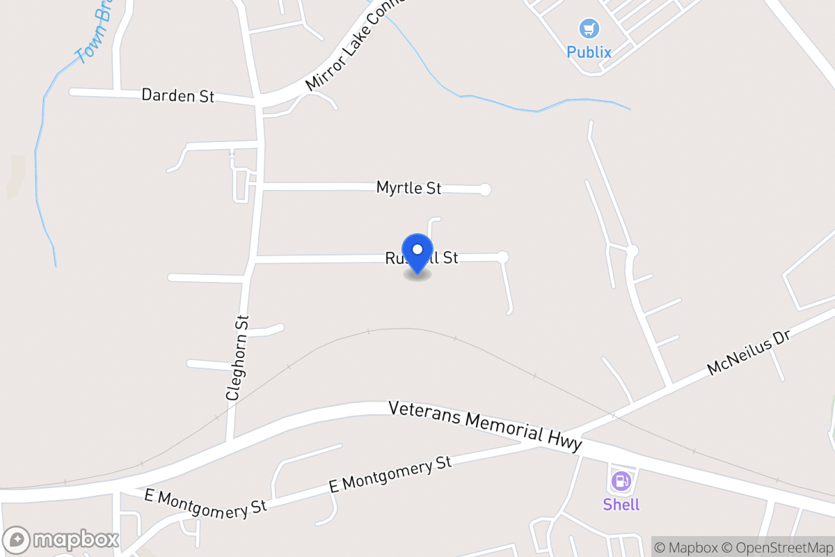 Map of 536 Russell St
