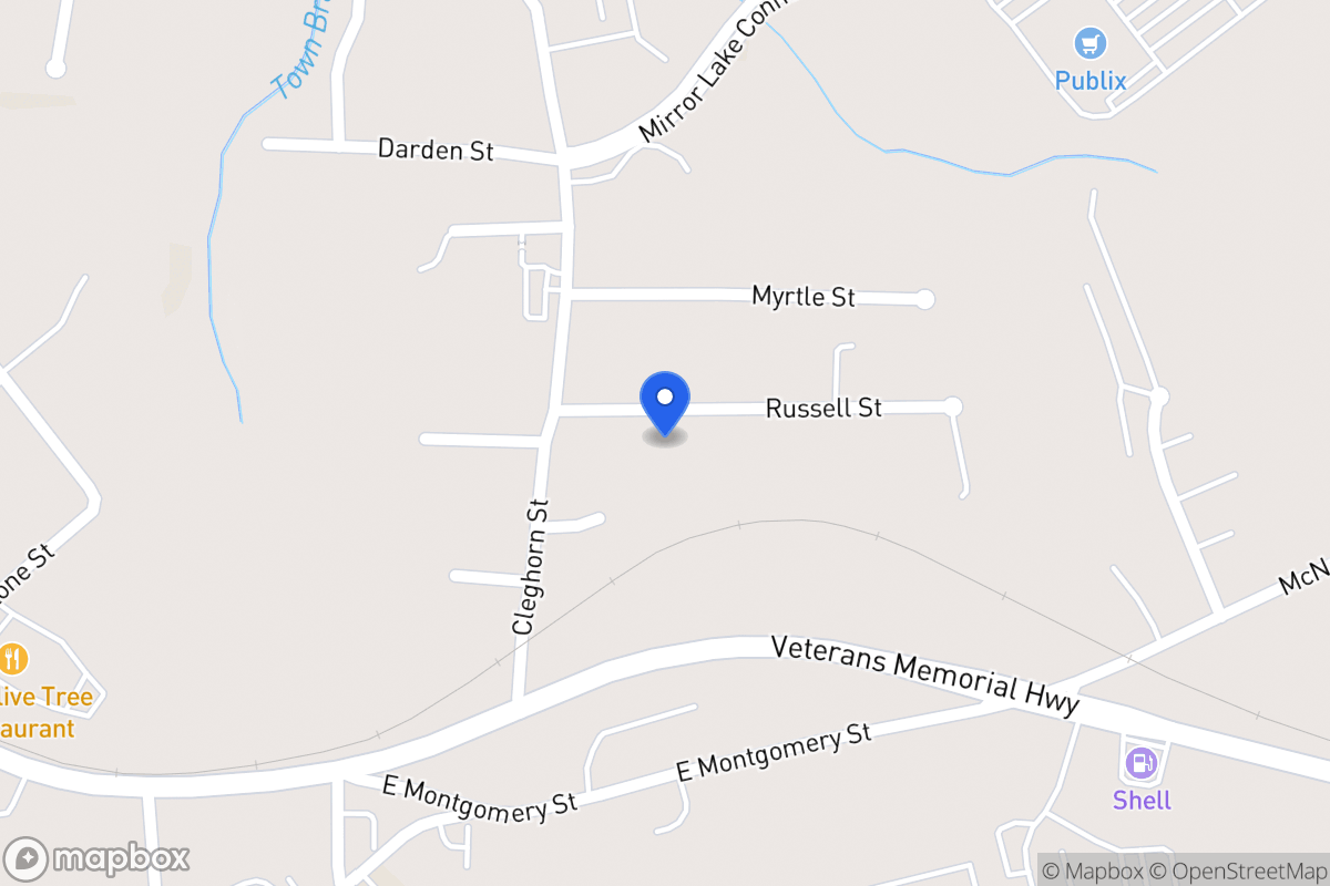 Map of 515 Russell St