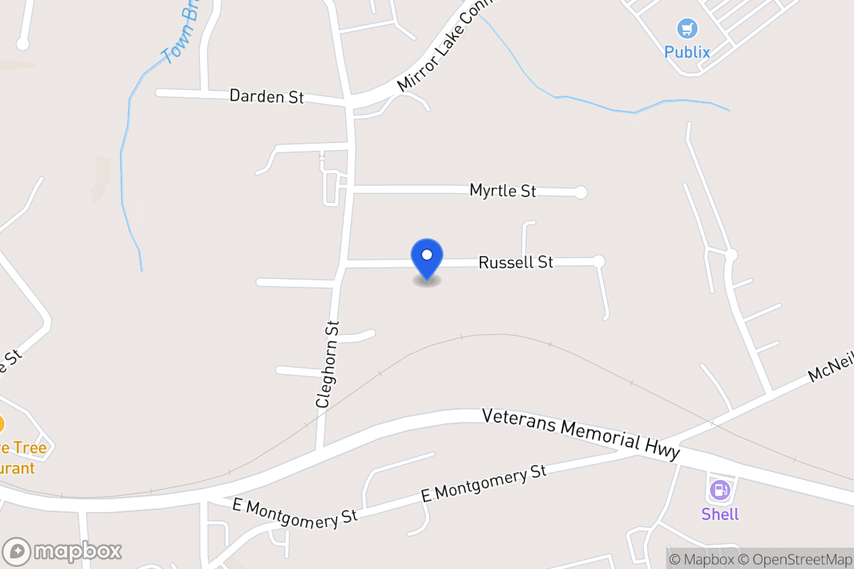 Map of 517 Russell St