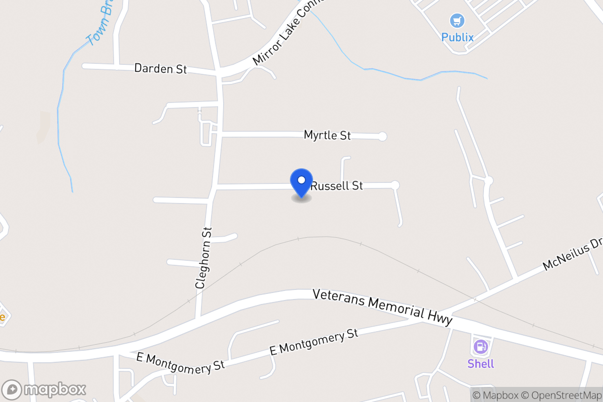Map of 524 Russell St