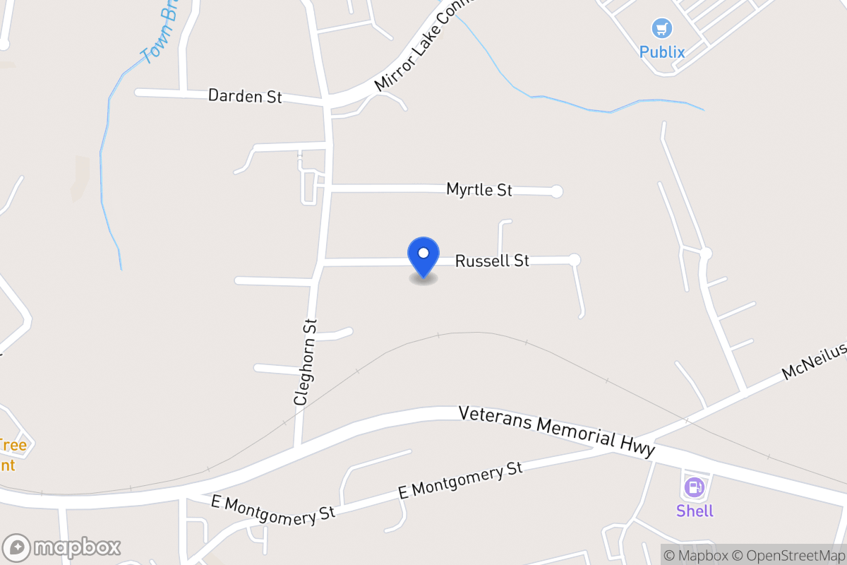 Map of 519 Russell St